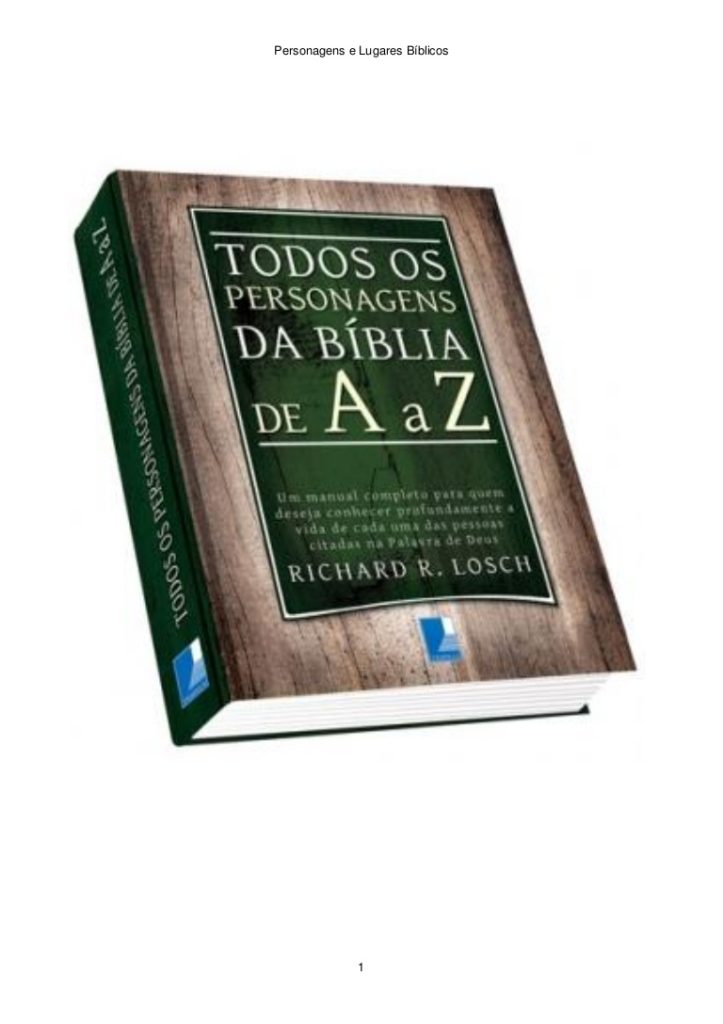 Capa de Livro: Personagens Bíblicos